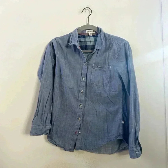 Toad & Co denim button down XS - Picture 1 of 4